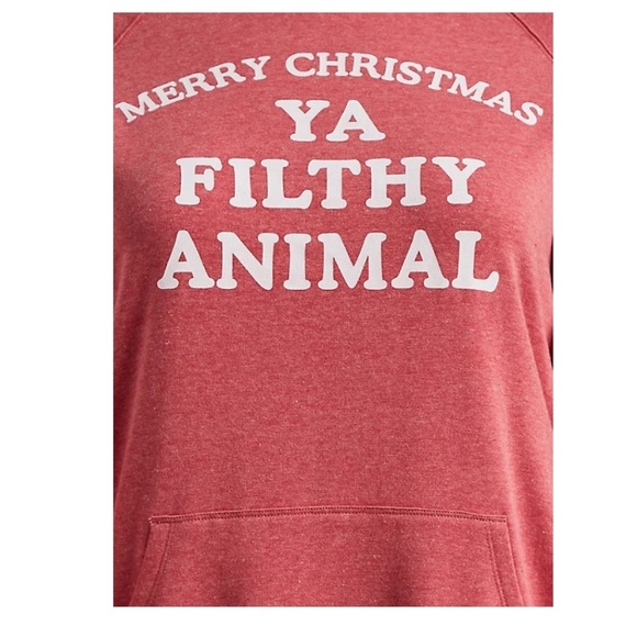 TORRID NWT HOME ALONE COZY FLEECE HOODIE - Picture 4 of 6